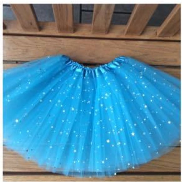New Playtime Silver Sparkle Stars Tutu - Picture 3 of 7
